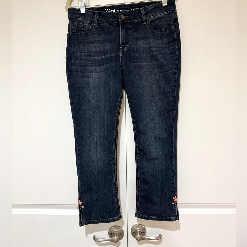 Size 6 Westport Jeans signature fit Capri like new